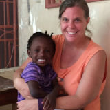 Jamie Schumacher with child