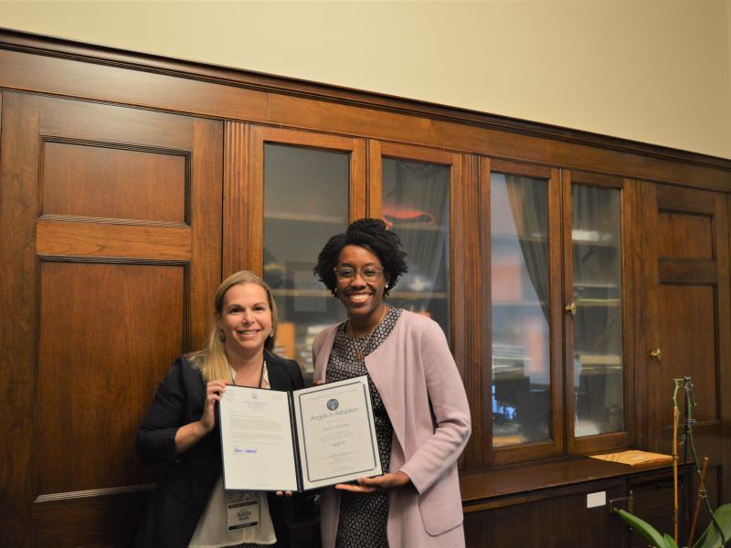 Underwood meets with Alicia Wehby of Crystal Lake 