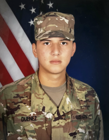 A headshot of Staff Sgt. Jose Duenez Jr.
